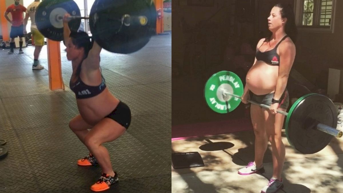 9-Months-Pregnant CrossFitter Still Lifting More Than 100 Pounds