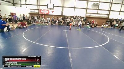 69 lbs Quarterfinal - Hayes Wade, Fremont Wrestling Club vs Conner Christensen, JWC