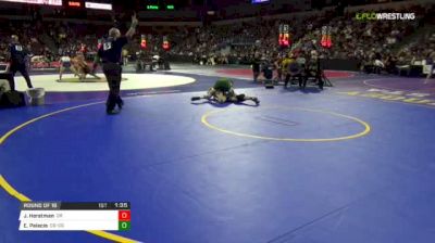 132 lbs Round of 16 - Jared Horstman, Oak Ridge (SJ) vs Elijah Palacio, Edison (SS)