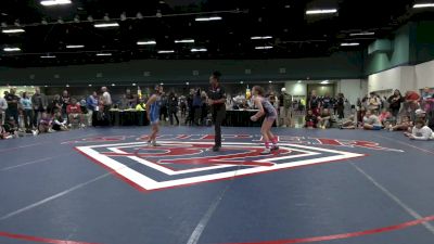 95 lbs Final - Jaclyn Bouzakis, PA vs Paris Soria, CA