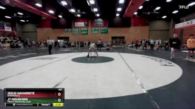 157 lbs Cons. Round 4 - Jesus Navarrete, Bakersfield vs JT Nishikawa, Menlo Wrestling CLub