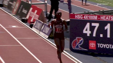 High School Girls' 4x100m Relay, Prelims 45