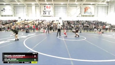 50 lbs Quarterfinal - Dylan Wong, Savage Wrestling Club vs Michael Countermine, Guilderland Youth Wrestling