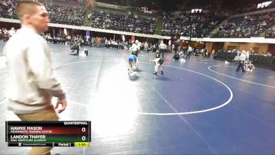 70 lbs Quarterfinal - Hawke Mason, McDominate Training Center vs Landon Thayer, MWC Wrestling Academy