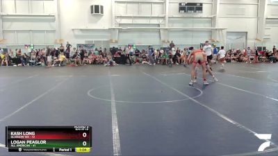 115 lbs Round 5 (6 Team) - Kash Long, Glasgow WA vs Logan Peaglor, All American