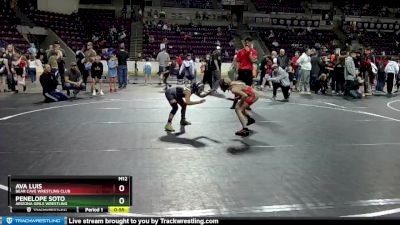 66-67 lbs Round 2 - Penelope Soto, Arizona Girls Wrestling vs Ava Luis, Bear Cave Wrestling Club