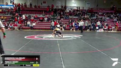 197 lbs 1st Place Match - Tereus Henry, Fort Hays State vs Anderson Salisbury, Colorado School Of Mines