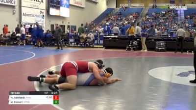 197 lbs Consi of 8 #2 - Mason Reinhardt, University Of Wisconsin vs Max Bossert, CP Wrestling Club