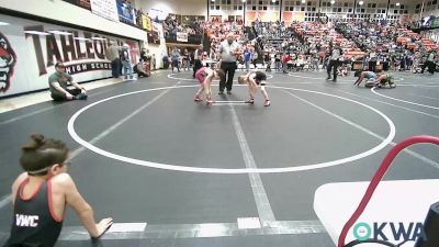 58 lbs Consi Of 8 #2 - Jiggs Mayfield, R.A.W. vs Kolt King, Verdigris Youth Wrestling