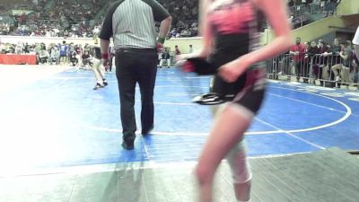 101 lbs Round Of 32 - Claire Lancaster, Norman Jr High vs Paytin Schaefer, Cleveland Tiger Wrestling