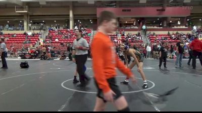 125 lbs Champ. Round 2 - Cael Casteel, Abilene Kids Wrestling vs Robert Thomas, WICHITA WRESTLING CLUB