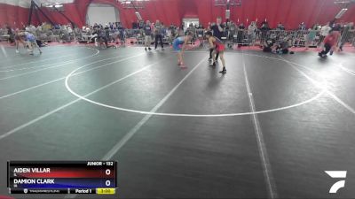 132 lbs Cons. Round 1 - Aiden Villar, IL vs Damion Clark, IA