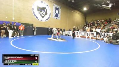 175 lbs Cons. Round 6 - John O`Brien, Bishop Alemany vs Elijah Valdovinos, North