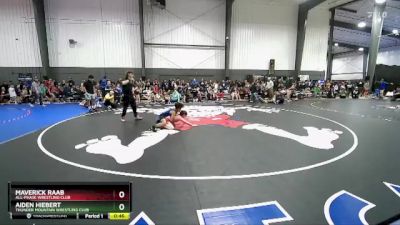 84 lbs Quarterfinal - Maverick Raab, All-Phase Wrestling Club vs Aiden Hiebert, Thunder Mountain Wrestling Club