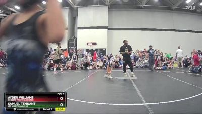 55 lbs Cons. Round 2 - Samuel Tennant, JET Wrestling Club vs Ayden Williams, Kc Elite Training Center