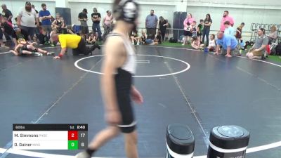 60 lbs Pools - Maurice Simmons, Phoenix W.C. vs Opie Gainer, Mineral Wells Bulldawgs