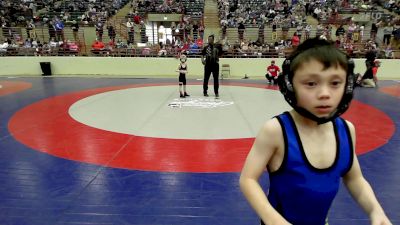 48 lbs Semifinal - Dax Bell, Woodland Wrestling vs Luke Sumrall, South Forsyth WAR Wrestling Club