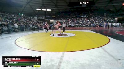 4A 285 lbs Cons. Semi - Chase Nunan, Mt. Si vs Gavin McCallum, Kamiakin