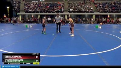 105 lbs Round 2 - Trevin Johnson, Summit Wrestling Academy vs Weston Schwartz, Outlaw Wrestling Club