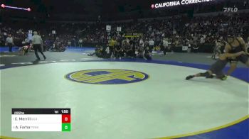 285 lbs Semifinal - Cody Merrill, Gilroy vs Adam Farha, Poway