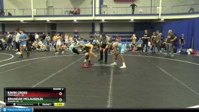 96 lbs Round 2 (8 Team) - Kavin Cross, Team Shutt vs Brandan McLaughlin, Ranger WC