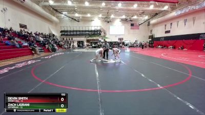 132 lbs Round 2 (4 Team) - Zach Ligrani, Lutheran vs Devin Smith, Smoky Hill