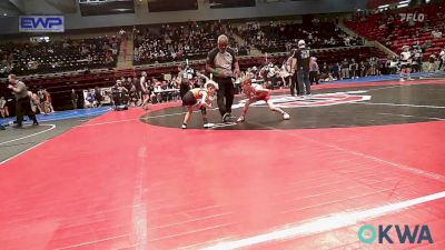 52 lbs Consi Of 8 #2 - Franz Freisberg, Caney Valley Wrestling vs Hank Hurd, Pawhuska Elks Takedown