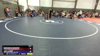 53 lbs Quarterfinal - Kayceon O`Bannon, FordDynastyWrestlingClub vs Levi Launit, Mat Demon Wrestling Club