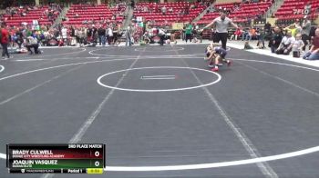 46 lbs 3rd Place Match - Joaquin Vasquez, Duran Elite vs Brady Culwell, Dodge City Wrestling Academy