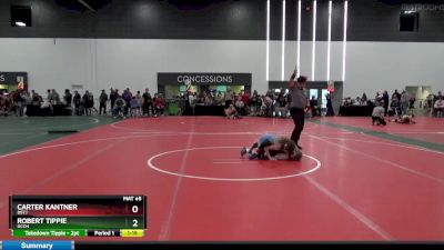 80 lbs Quarterfinal - Carter Kantner, DSTJ vs Robert Tippie, GCCH