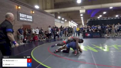 97 kg Cons 4 - Malik McDonald, Golden Pride Wrestling Club vs Silas Allred, Sunkist Kids Wrestling Club