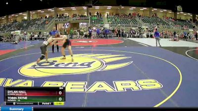 184 lbs Round 2 (4 Team) - Dylan Hall, Illinois Valley vs Tobin Payne, Monroe