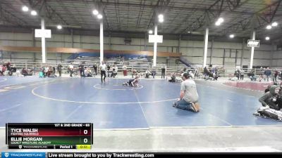 65 lbs Cons. Round 1 - Tyce Walsh, Fighting Squirrels vs Ellie Morgan, Legacy Wrestling Academy