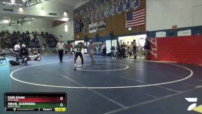 126 lbs Champ. Round 2 - Nikhil Guerrero, South Hills vs Zain Khan, Alta Loma