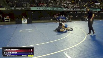 101 lbs Champ. Round 2 - Lizette Rodriguez, McKendree University vs Chiara Barbieri, Presbyterian