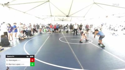 130 lbs Consi Of 4 - Seamus Hannegan, Grit vs Oscar Barrios Lopez, Animal Wrestling