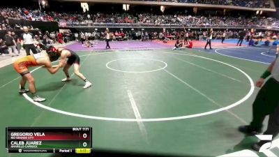 5A 150 lbs Quarterfinal - Caleb Juarez, Amarillo Caprock vs Gregorio Vela, Rio Grande City