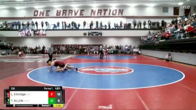 126 lbs Semis & 3rd Wb (16 Team) - TYSON ALLEN, Commerce Hs vs Lauden Ethridge, Social Circle