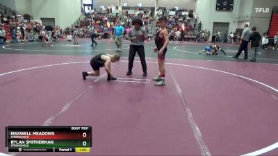 95 lbs Quarterfinal - Maxwell Meadows, Stronghold vs Rylan Smitherman, Stronghold