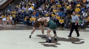 285 lbs match Leland Pfiefer Wyoming vs. Kelan Bragg Cal Poly