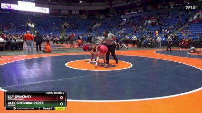 105 lbs Cons. Round 2 - Lily Gwaltney, Streator (Twp.) vs Alex Gregorio-Perez, DeKalb