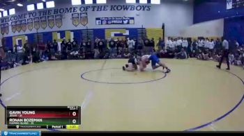 160 lbs Semifinals (8 Team) - Ronan Bozeman, Fleming Island vs Gavin Young, Jesuit