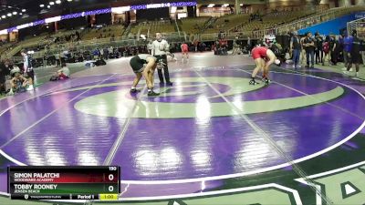 190 lbs Cons. Round 5 - Tobby Rooney, Jensen Beach vs Simon Palatchi, Woodward Academy