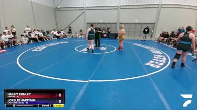 225 lbs Round 1 (6 Team) - Hailey Conley, Kansas vs Lorelei Hartman, California Blue