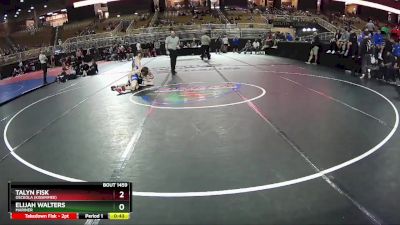 120 lbs Cons. Round 2 - Elijah Walters, Mariner vs Talyn Fisk, Osceola (Kissimmee)