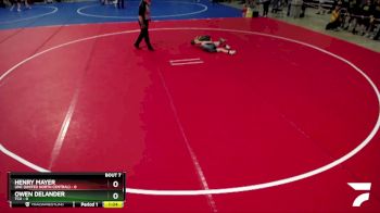 85 lbs Semis & 1st Wrestleback (8 Team) - Owen Delander, TCU vs Henry Mayer, UNC (United North Central)