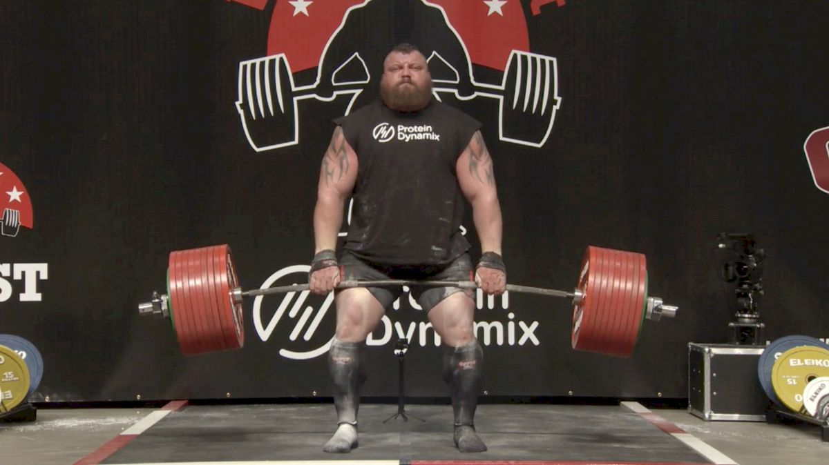 Eddie Hall Deadlifts 500kg For A New World Record!