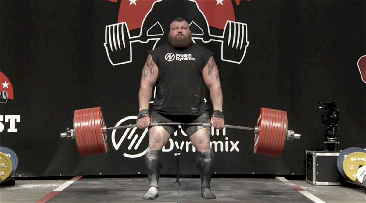 Eddie Hall Becomes First Strongman to Deadlift 500kg