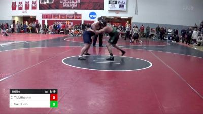 285 lbs Round Of 16 - Charlie Tibbitts, Unattached vs Joshua Terrill, Michigan State