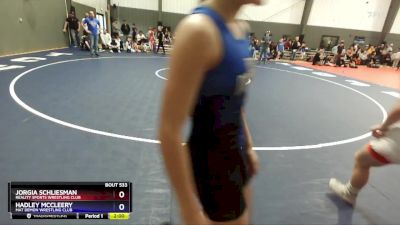 104-111 lbs Round 3 - Jorgia Schliesman, Reality Sports Wrestling Club vs Hadley McCleery, Mat Demon Wrestling Club